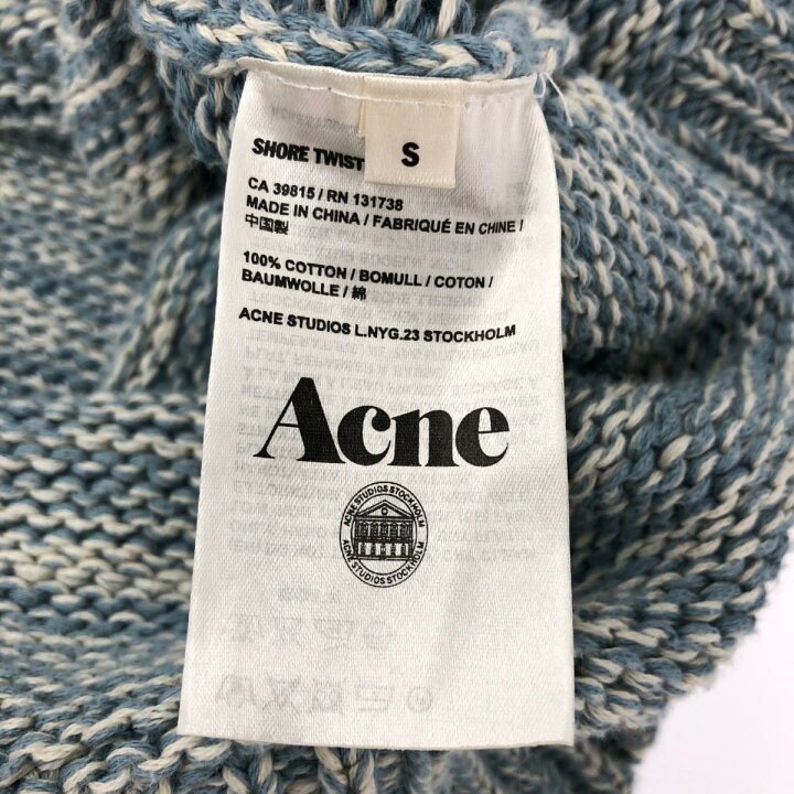 楽天市場】acne studios アクネストゥディオズ コットンローゲージ 
