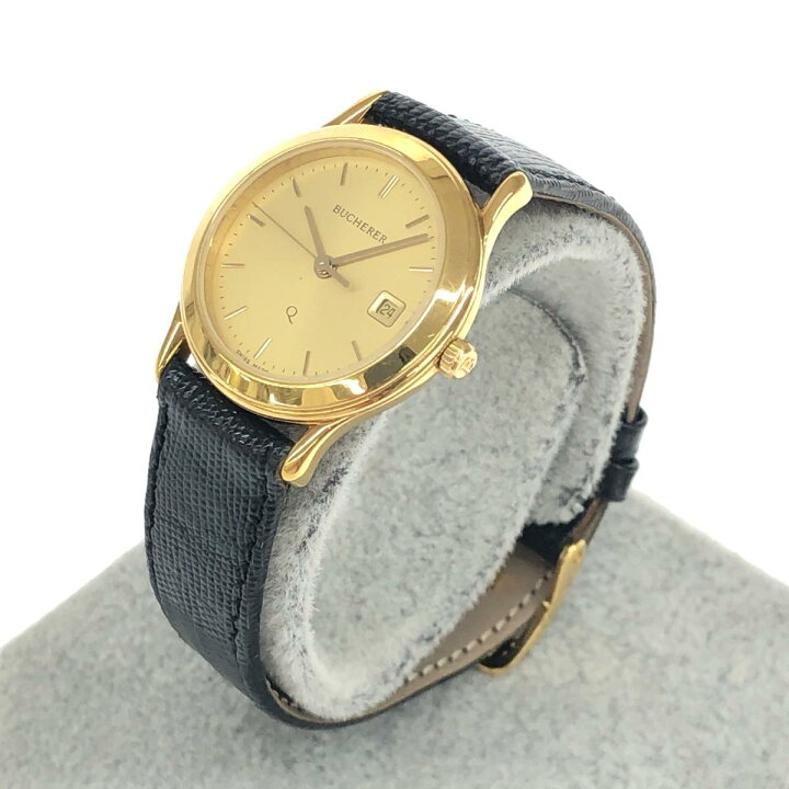 楽天市場】BUCHERER ブッフェラー 腕時計 クォーツ 美品 956.727 
