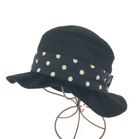 piero massa ピエロマッサ×ピアツェンツァ 帽子 ブラック カシミア100％ レディース 帽子 ハット hat 服飾小物 【中古】
