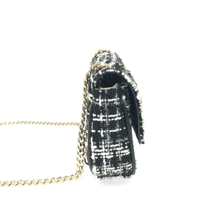 楽天市場】GUESS ゲス チェーンショルダーバッグ ブラック ツイード  