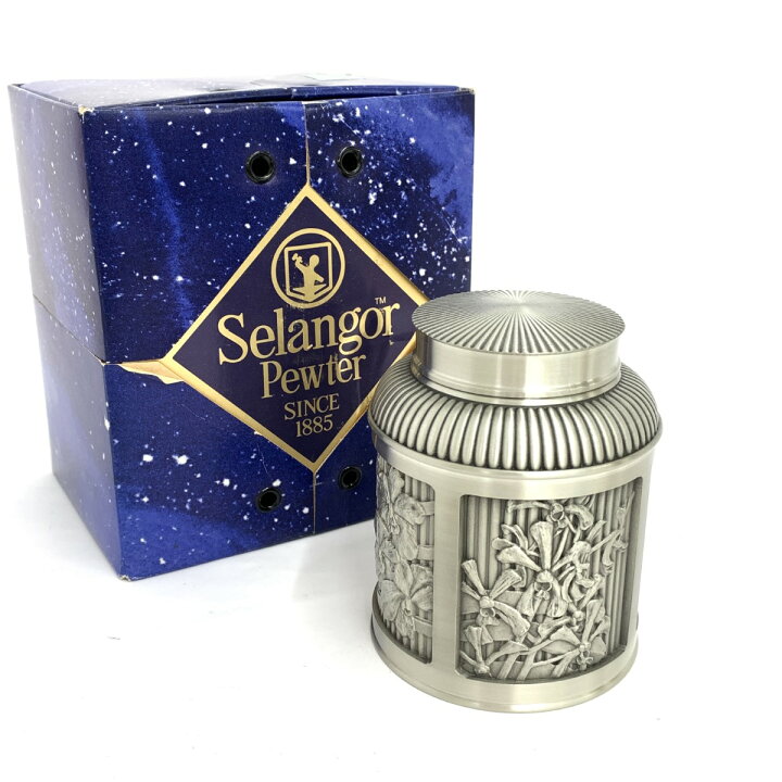 楽天市場】Royal Selangor ロイヤルセランゴール 茶筒 箱付 シルバー  