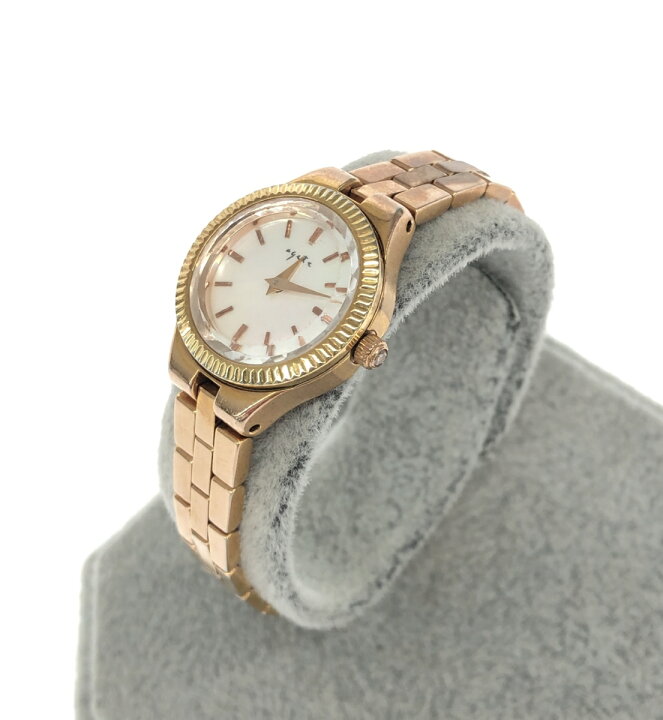 楽天市場】agete アガット 腕時計 クォーツ ローズゴールドカラー  