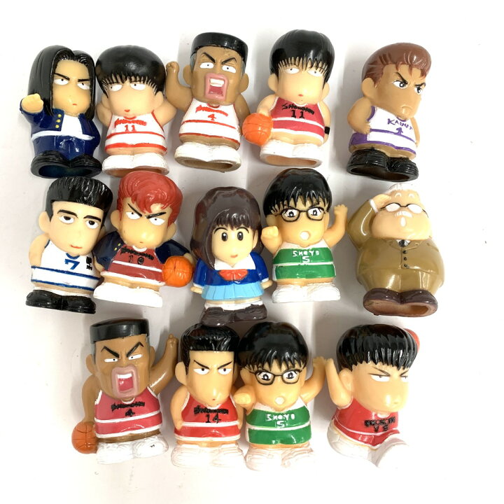 楽天市場】SLAMDUNK スラムダンク ソフビ人形 指人形 まとめ売り 14体 
