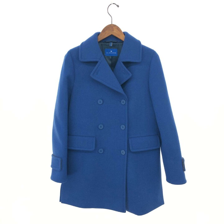 楽天市場】LA JOCONDE ラジョコンダ コート 美品 サイズ38 ブルー 