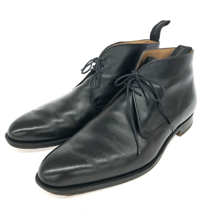 楽天市場】CHEANEY チーニー チャッカ ブーツ 8 1/2 ブラック メンズ  