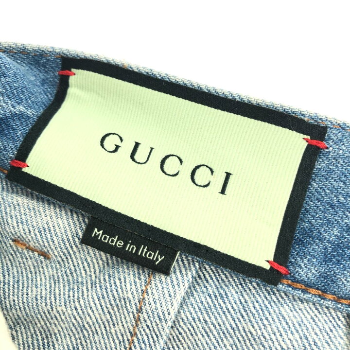楽天市場】GUCCI グッチ デニムスカート サイズ34 ブルー レディース 