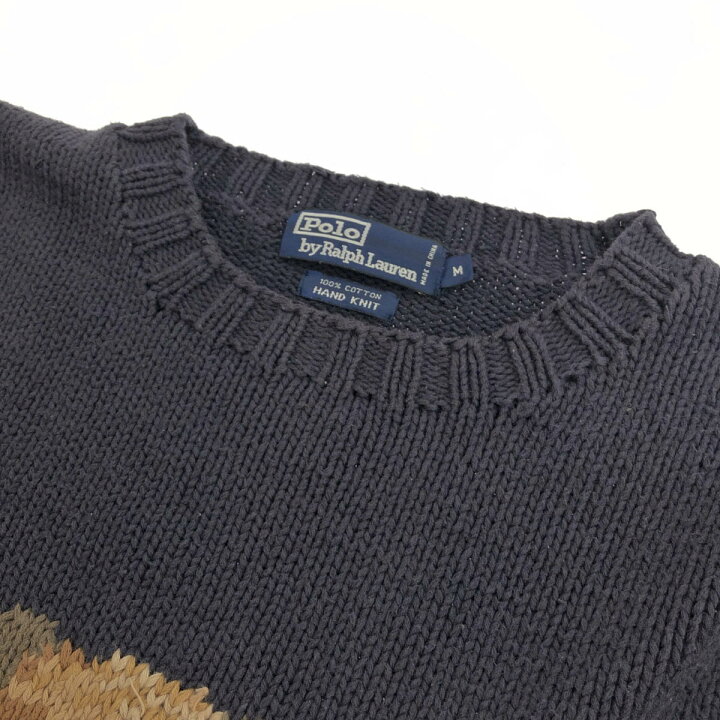 楽天市場】POLO RALPH LAUREN ポロラルフローレン 長袖ニット サイズM  