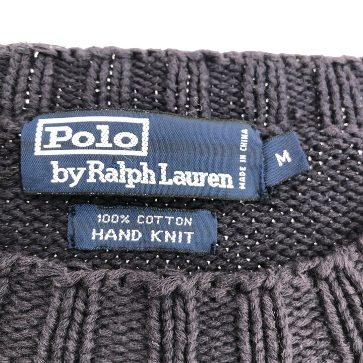 楽天市場】POLO RALPH LAUREN ポロラルフローレン 長袖ニット サイズM 