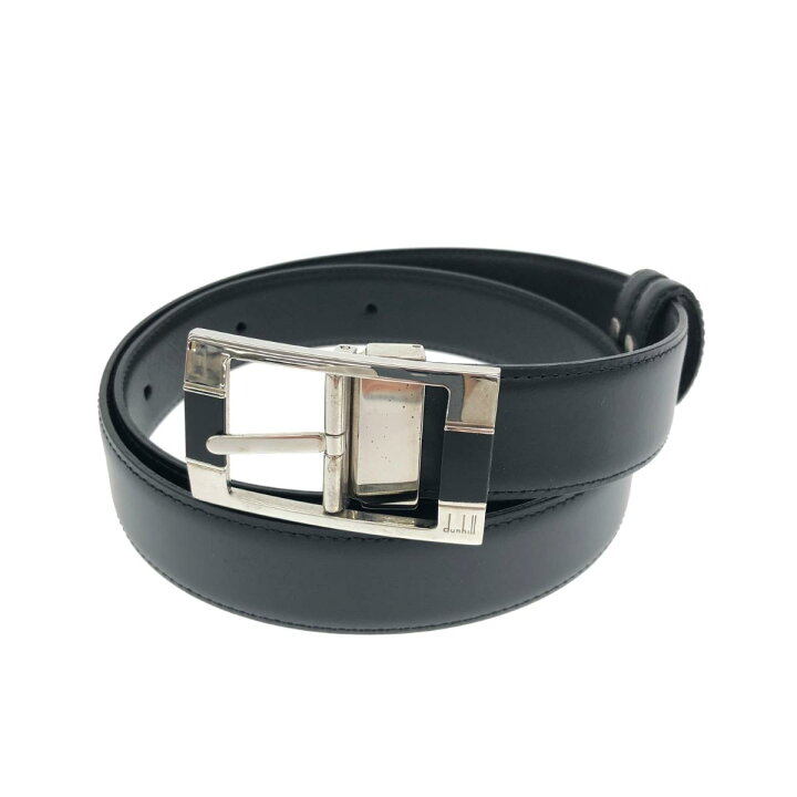 楽天市場】dunhill ダンヒル リバーシブルベルト 美品 ブラック レザー  