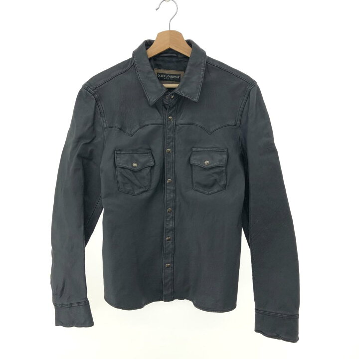楽天市場】DOLCE&GABBANA ドルチェ&ガッバーナ レザーシャツ 50 
