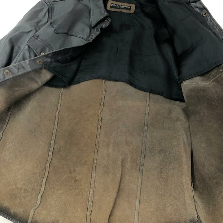 楽天市場】DOLCE&GABBANA ドルチェ&ガッバーナ レザーシャツ 50 