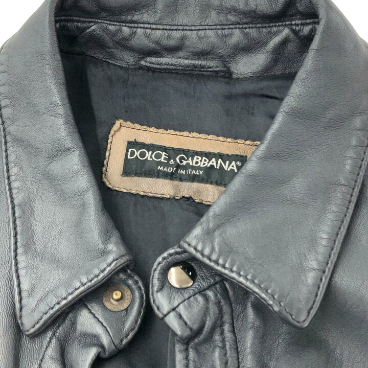 楽天市場】DOLCE&GABBANA ドルチェ&ガッバーナ レザーシャツ 50 