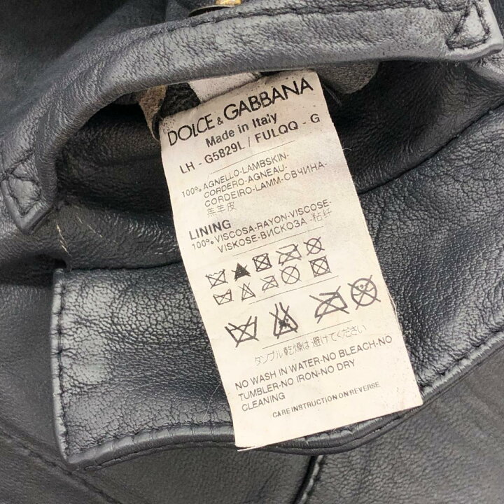 楽天市場】DOLCE&GABBANA ドルチェ&ガッバーナ レザーシャツ 50 