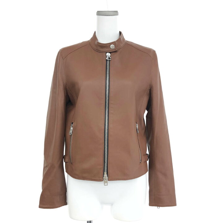 楽天市場】COACH コーチ シングルライダース 良好 サイズS ブラウン  