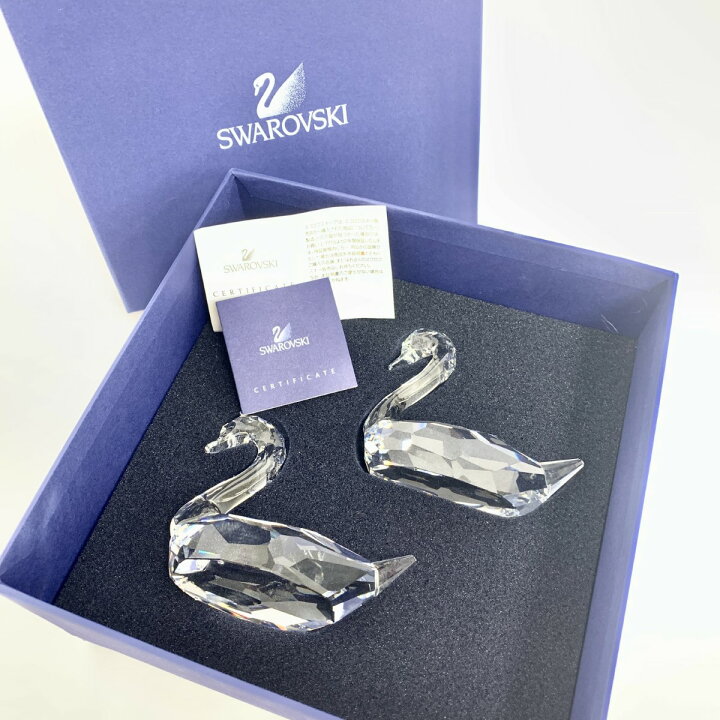 楽天市場】SWAROVSKI スワロフスキー フィギュリン スワンのはばたき 