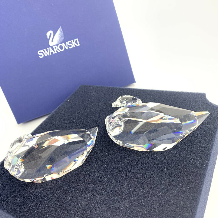 楽天市場】SWAROVSKI スワロフスキー フィギュリン スワンのはばたき 