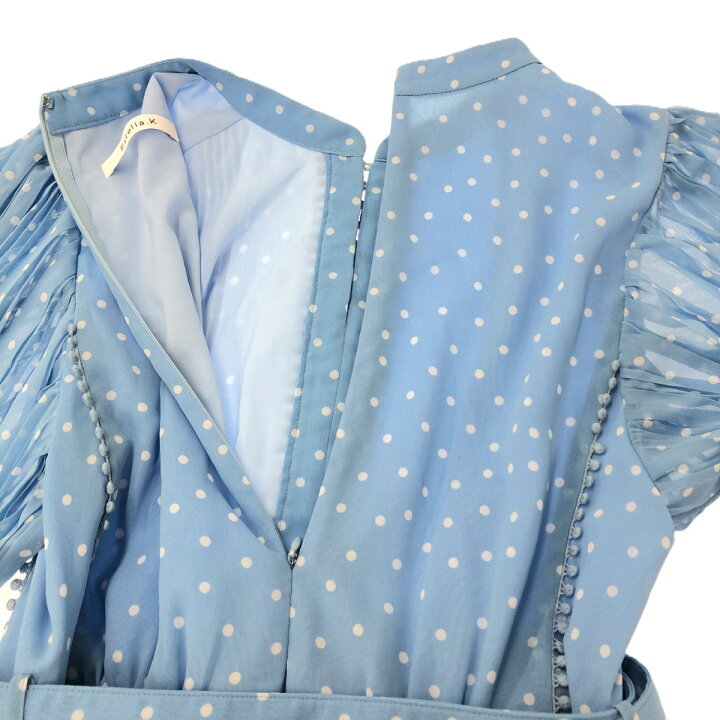 楽天市場】Estella.k エステラケー ドットプリーツワンピース 