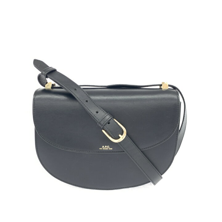 A.P.C. アーペーセー GENEVE ハーフムーン ショルダーバッグ  