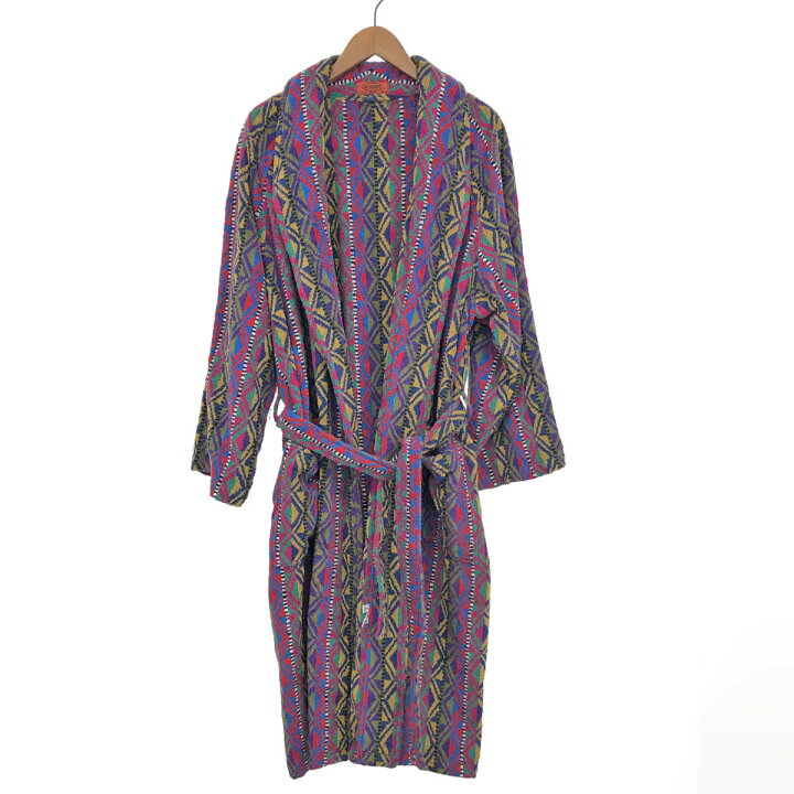 楽天市場】MISSONI ミッソーニ バスローブ サイズM マルチカラー 綿100 