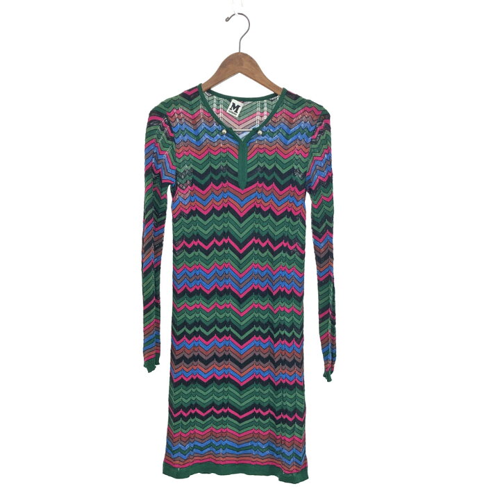 楽天市場】MISSONI ミッソーニ ニットワンピース サイズ38 マルチ 