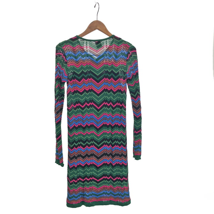 楽天市場】MISSONI ミッソーニ ニットワンピース サイズ38 マルチ 