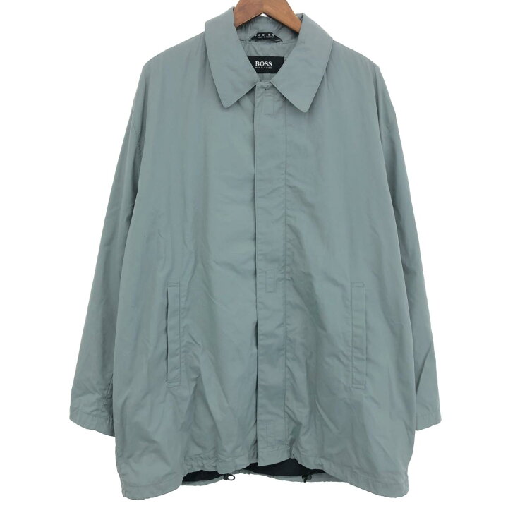 楽天市場】HUGO BOSS ヒューゴボス 90s ステンカラーコート 44R ブルー 