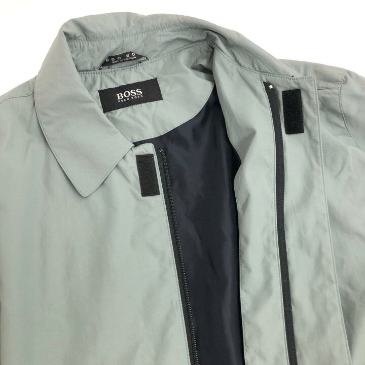 楽天市場】HUGO BOSS ヒューゴボス 90s ステンカラーコート 44R ブルー 