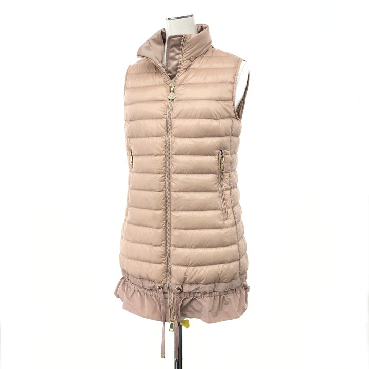 楽天市場】MONCLER モンクレール ダウンロングベスト 小さいサイズ00  