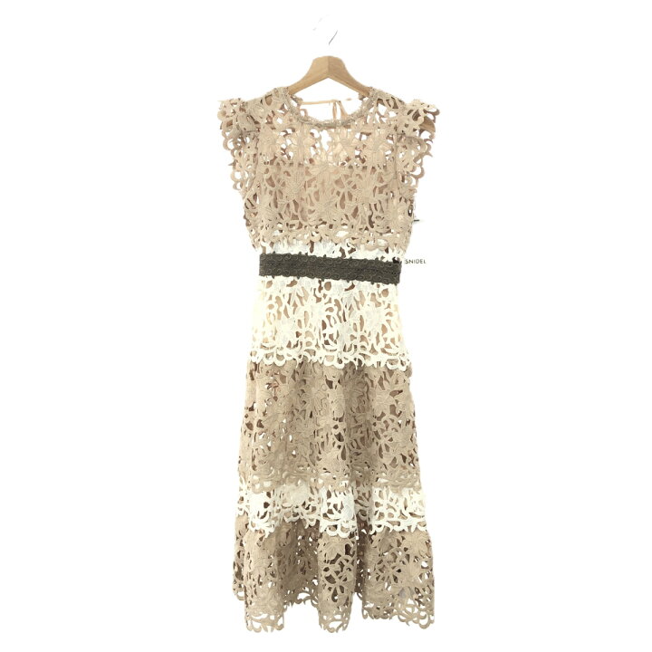 楽天市場】snidel スナイデル カラーブロッキングレースワンピース 未  