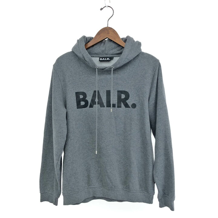 楽天市場】BALR ボーラー プルオーバーパーカー サイズS グレー メンズ  