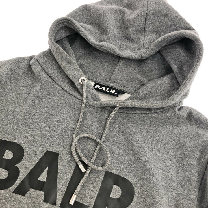楽天市場】BALR ボーラー プルオーバーパーカー サイズS グレー メンズ