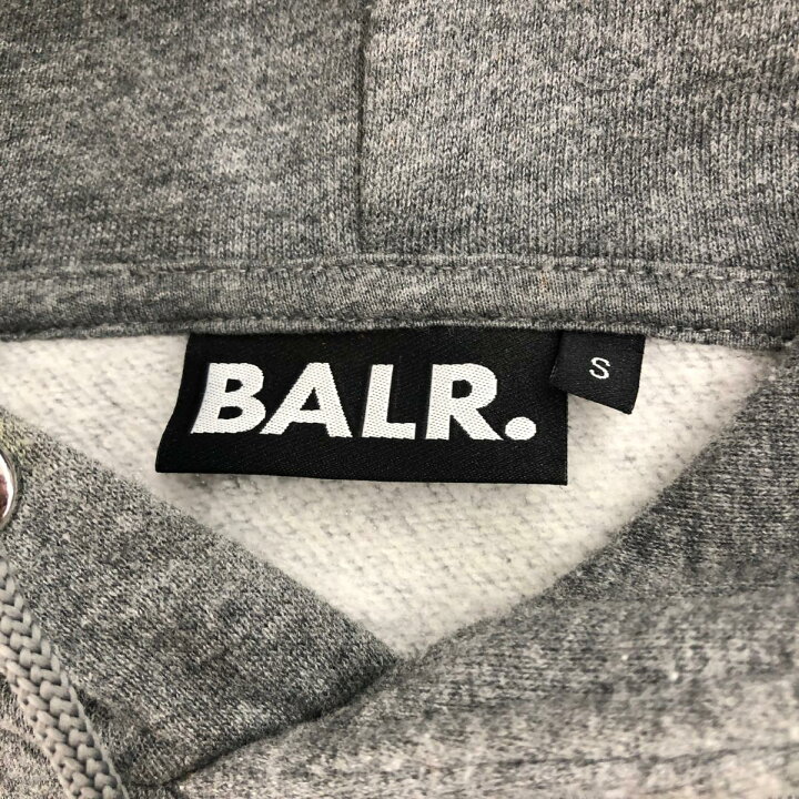楽天市場】BALR ボーラー プルオーバーパーカー サイズS グレー メンズ  