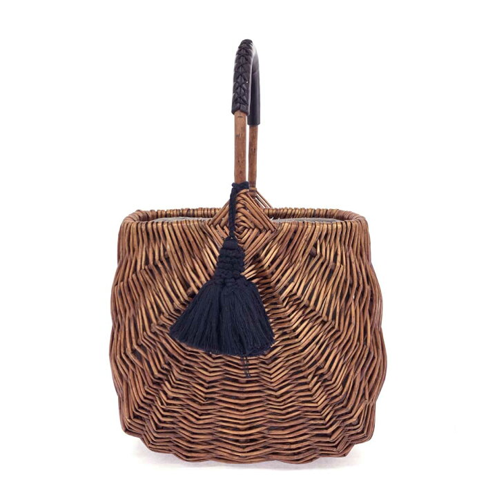 楽天市場】PaleJute ペールジュート ハンドバッグ 美品 ブラウン 籐  