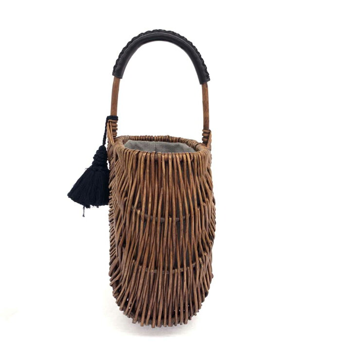 楽天市場】PaleJute ペールジュート ハンドバッグ 美品 ブラウン 籐  