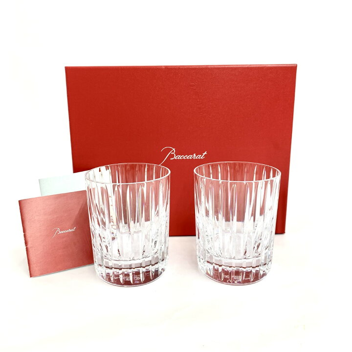 楽天市場】Baccarat バカラ グラス 2客セット 箱付 美品 クリア 