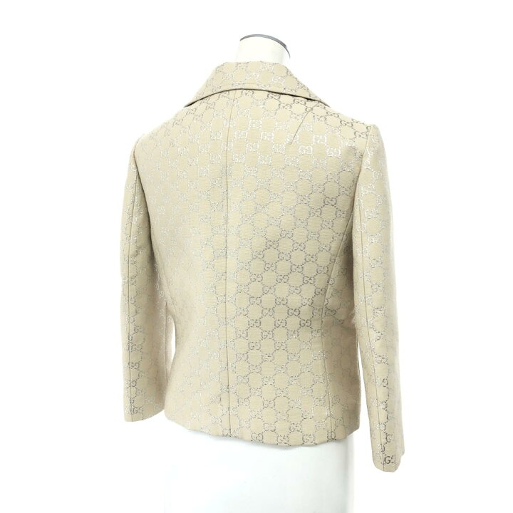 楽天市場】GUCCI グッチ ジャケット 美品 36 ベージュ ウール 