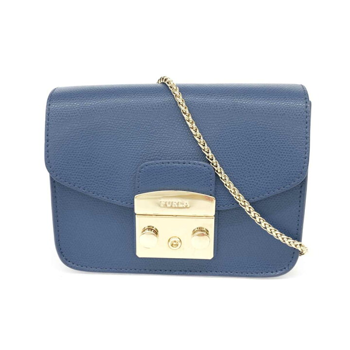 楽天市場】FURLA フルラ メトロポリタン ショルダーバッグ 良好 ブルー 