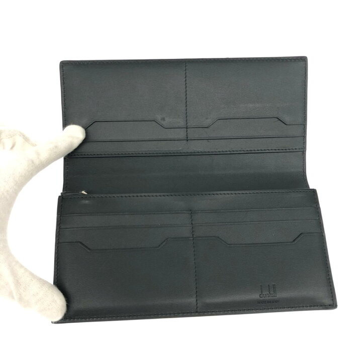 楽天市場】dunhill ダンヒル 二つ折り長財布 美品 DU23R2515CN 