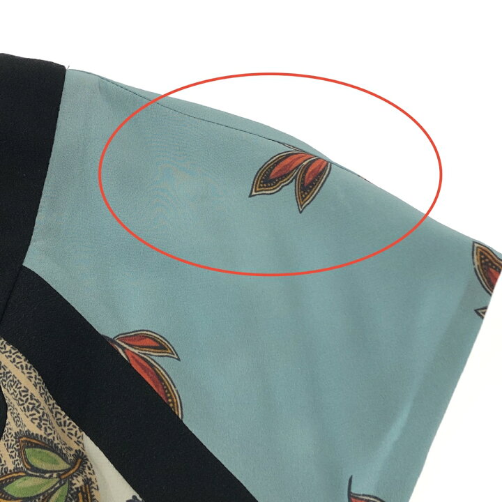 楽天市場】ETRO エトロ シルクワンピース サイズ38 ライトブルー 絹100 