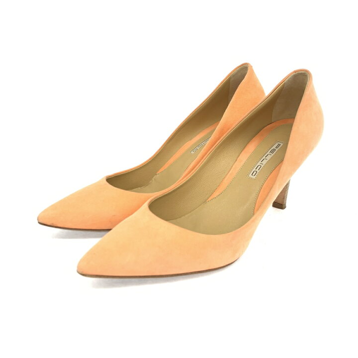楽天市場】PELLICO ペリーコ パンプス 38 オレンジ スエード  