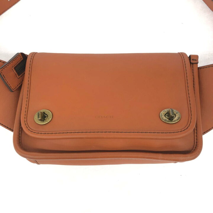 楽天市場】COACH コーチ レガシー ボディバッグ 70722 ブラウン レザー 