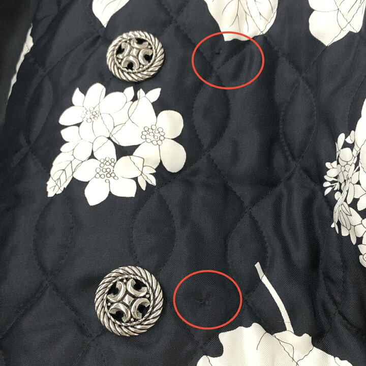 楽天市場】LEONARD レオナール キルティングコート 9号 ブラック  