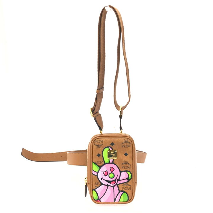 楽天市場】MCM エムシーエム ショルダーバッグ 美品 ブラウン レザー  