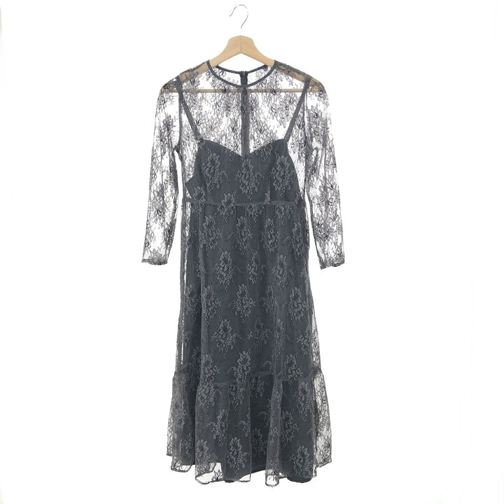 楽天市場】カエン kaene オールレースワンピース 良好 フリーサイズ  