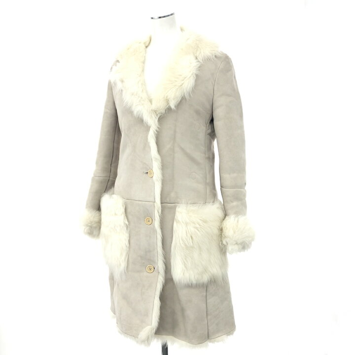 楽天市場】HELMUT LANG ヘルムートラング ムートンコート 42  