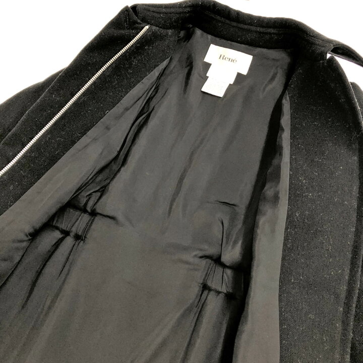 楽天市場】RENE ルネ ロングコート 良好 サイズ36 ブラック ウール  