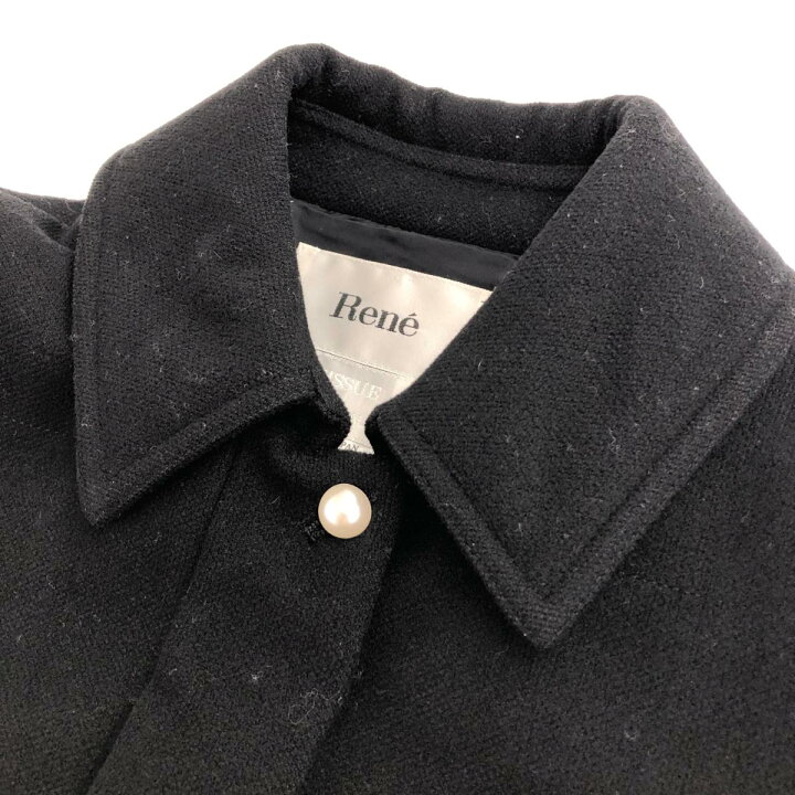 楽天市場】RENE ルネ ロングコート 良好 サイズ36 ブラック ウール  