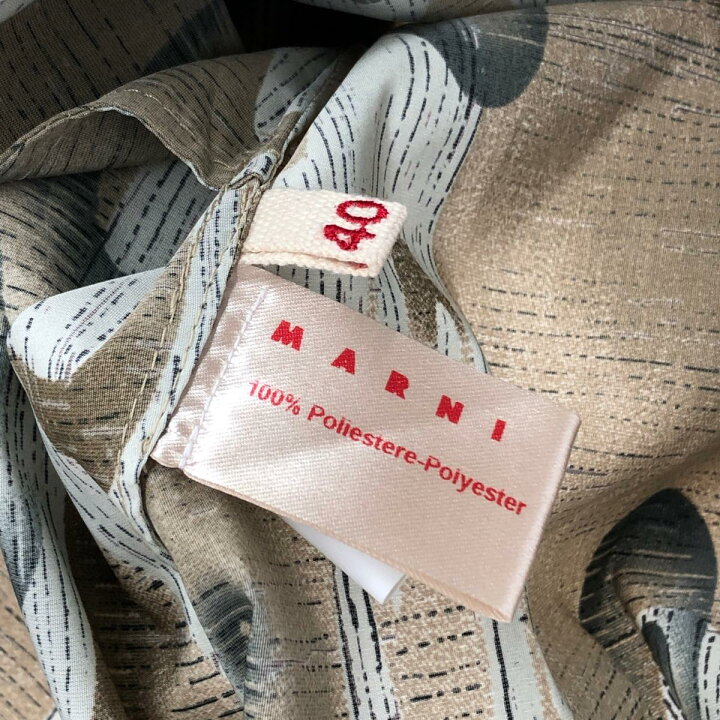 楽天市場】MARNI マルニ デザインスカート サイズ40 カーキ/ベージュ  