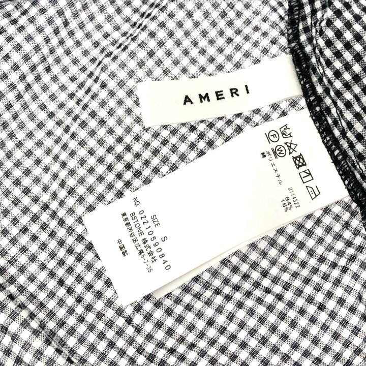 楽天市場】AMERI VINTAGE アメリヴィンテージ 22SS ギンガムチェック  