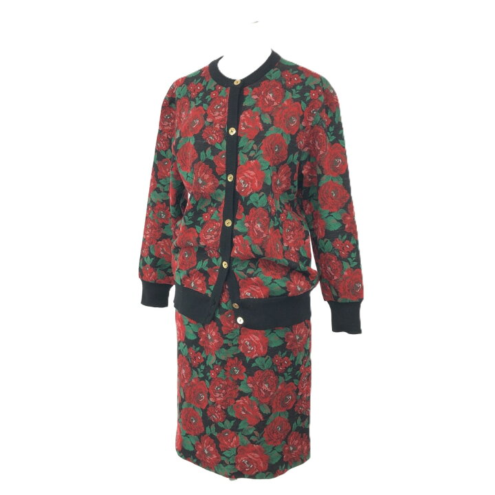 楽天市場】HANAE MORI ハナエモリ セットアップ M ブラック/レッド  